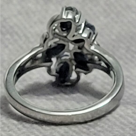 Midnight Sapphire Ring Size 5 - Picture 11 of 16